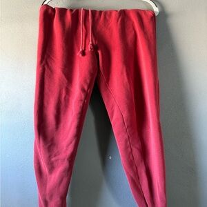 Abercrombie & Fitch Soft Red Sweatpants